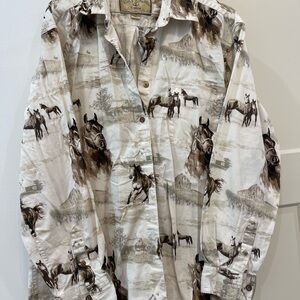 Bit & Bridle Women's Button Down Shirt